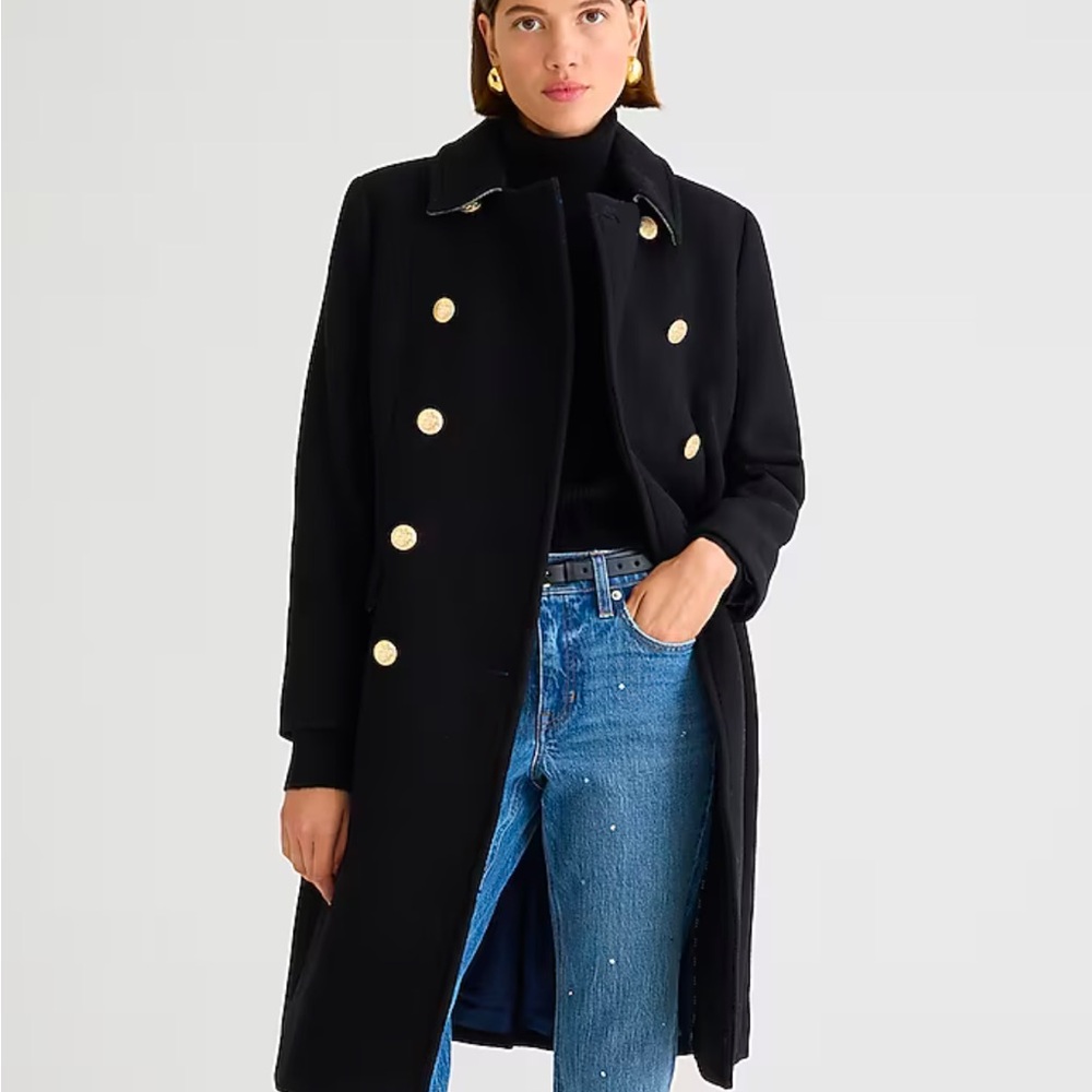 BNWT J. Crew Warwick top coat 2P